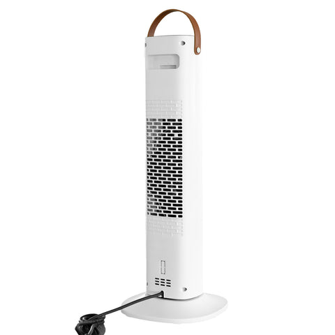 Image of Pursonic Electric Ceramic Tower Heater Portable Oscillating Remote Control - White