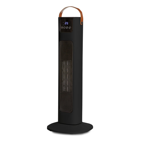 Image of Pursonic Electric Ceramic Tower Heater Portable Oscillating Remote Control - Black