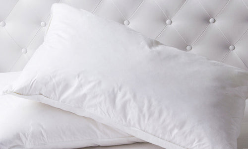 Duck Feather & Down Quilt 500GSM + Duck Feather and Down Pillows 2 Pack Combo - Double - White