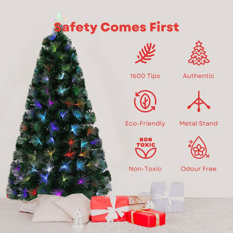 Image of Festiss 1.8m Fiber Optic Artificial Christmas Trees FS-TREE-02