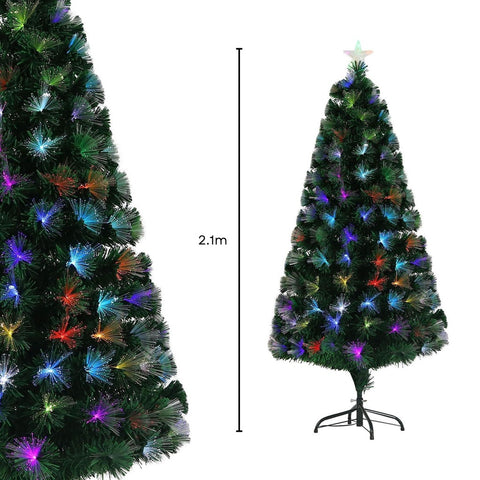 Image of Festiss 2.1m Fiber Optic Artificial Christmas Trees FS-TREE-03