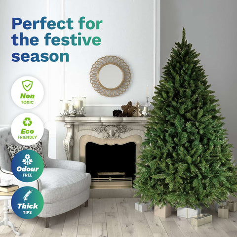 Image of Christmas By Sas 1.8m Pine Christmas Tree 550 Tips Full Figured Easy Assembly