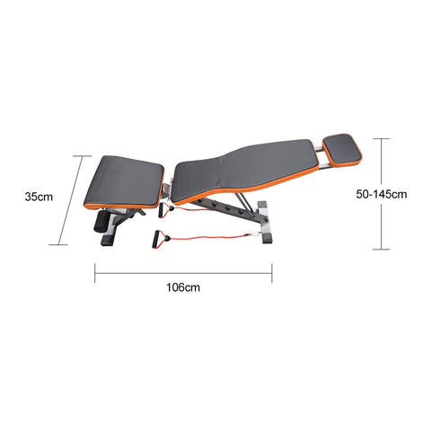 Image of JMQ FITNESS 2003 Foldable Adjustable Weight Bench Incline Home Fitness Gym Equipment