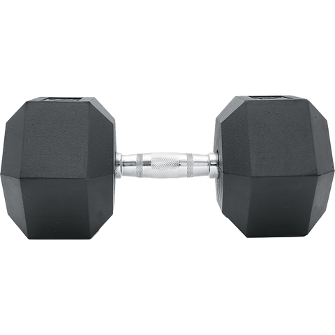 Image of 10KG Commercial Rubber Hex Dumbbell Gym Weight