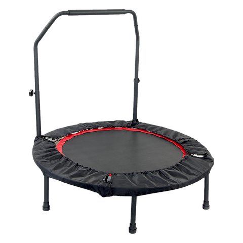 Image of Mini Rebounder Trampoline With Handle Rail