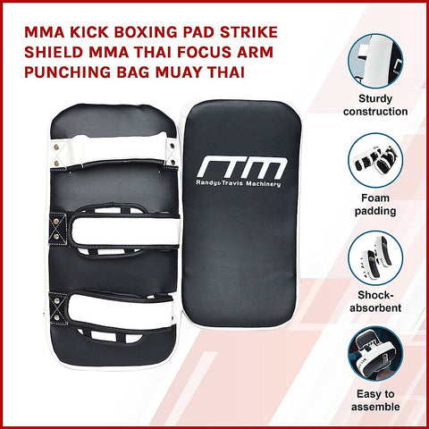Image of MMA Kick Boxing Pad Strike Shield MMA Thai Focus Arm Punching Bag Muay Thai
