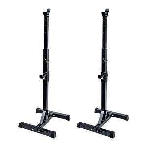 Pair of Adjustable Squat Rack Sturdy Steel Barbell Bench Press Stands GYM/HOME