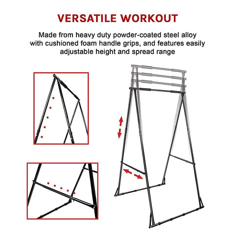 Image of Pull-up Bar Free Standing Pull up Stand Sturdy Frame Indoor Pull Ups Machine