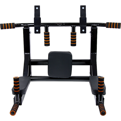 Image of Heavy Duty Wall Mounted Power Station - Knee Raise - Pull Up - Chin Up -Dips Bar