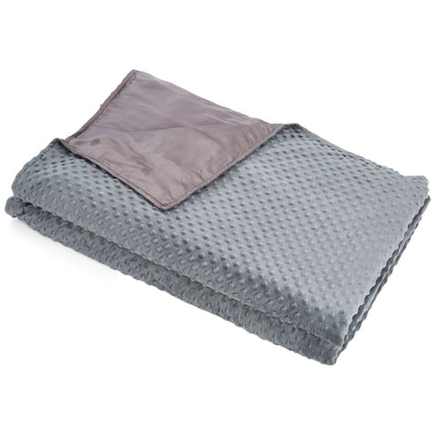 Image of Weighted Blanket with Bamboo and Dotted Minky Cover 7kg