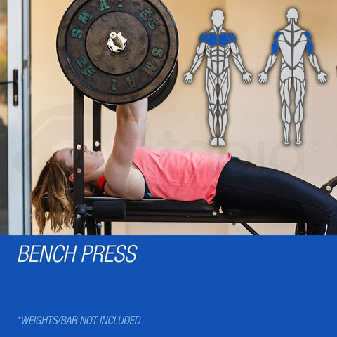 Image of Proflex B300 Weight Bench Press with Leg Curl