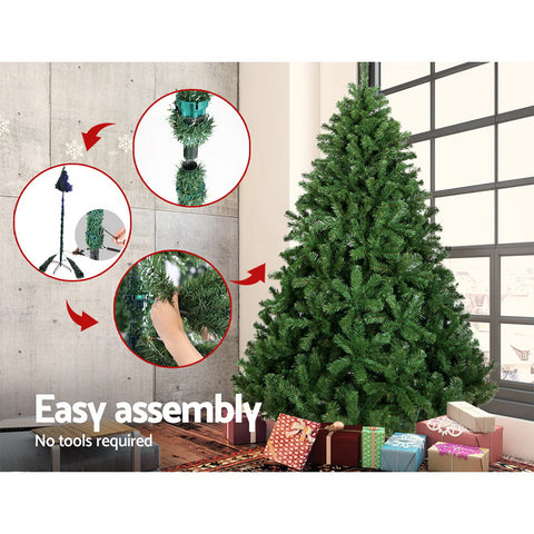 Image of Jingle Jollys 1.8M 6FT Christmas Tree Xmas Decoration Green Home Decor 800 Tips Green