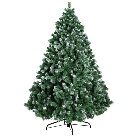 Image of Jingle Jollys Christmas Tree 1.8M Xmas Trees Decorations Snowy 800 Tips