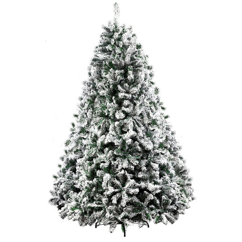 Image of Jingle Jollys Christmas Tree 2.1M Xmas Trees Decorations Snowy 1106 Tips