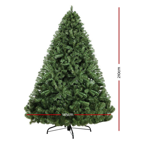 Image of Jingle Jollys 2.1M 7FT Christmas Tree Xmas Decoration Home Decor 1250 Tips Green