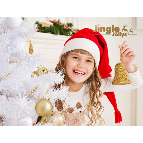 Image of Jingle Jollys Christmas Tree 2.1M Xmas Trees Decorations White 1000 Tips