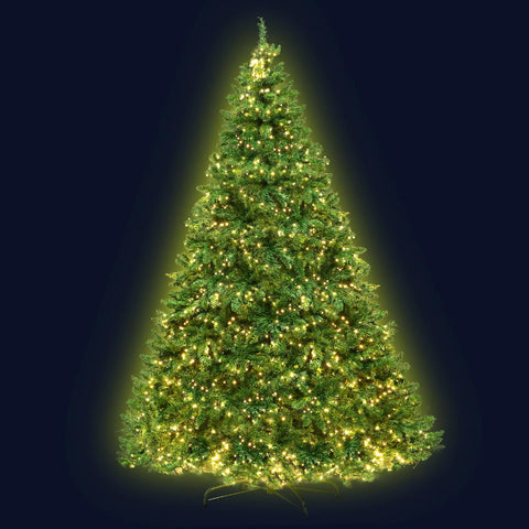 Image of Jingle Jollys 2.4M 8FT Christmas Tree 1488 LED Lights 1488 Tips Warm White Green