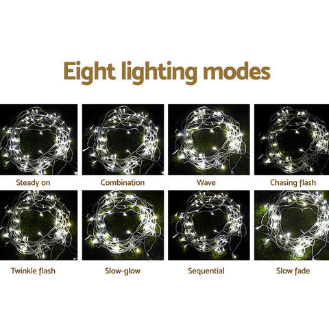 Image of Jingle Jollys 6X3M Christmas Curtain Fairy Lights String 600LED Party Wedding CW