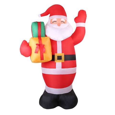 Image of Jingle Jollys 2.4M Christmas Inflatables Santa Xmas Light Decor LED Airpower