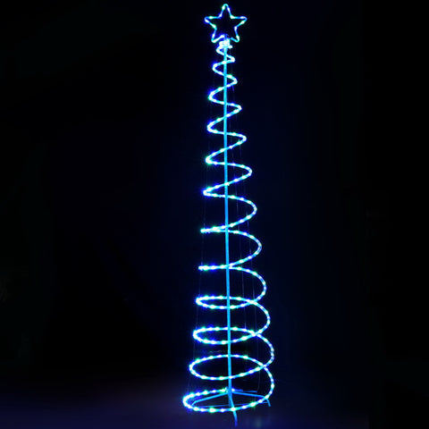 Image of Jingle Jollys 2.4M LED Christmas Tree Motif Lights Outdoor Colourful 8 Modes