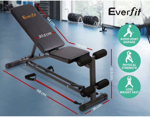 Image of Weight Bench for Gym Sit Up Bench Adjustable Home Gym Fitness Exercise Incline Benches Press