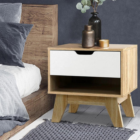 Image of bedside table wood