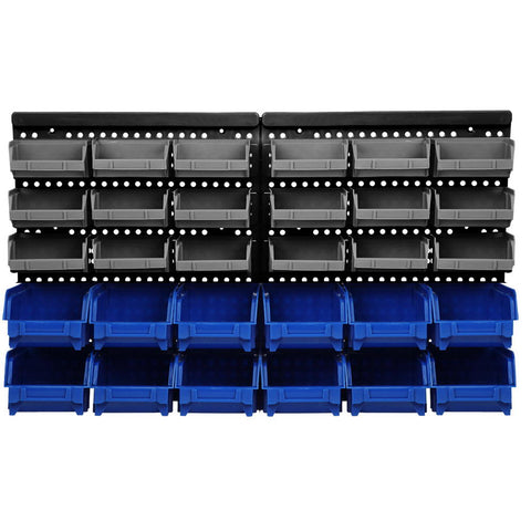 Image of Giantz 30 Bin Wall Mounted Rack Storage Organiser