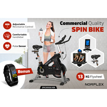 Image of comercial spin bike