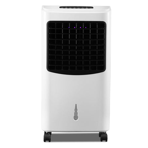 Image of Devanti Portable Eevaporative Air Cooler and Humidifier Conditioner - Black & White