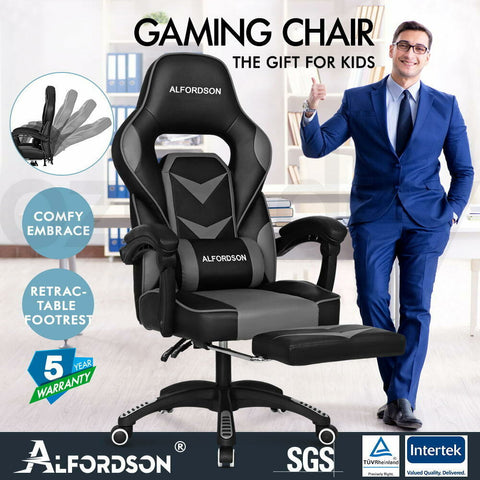 Image of gaming chair grey