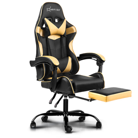 Image of gaming chair golden