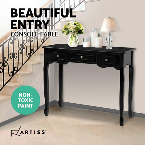 Image of Hallway Console Table Black