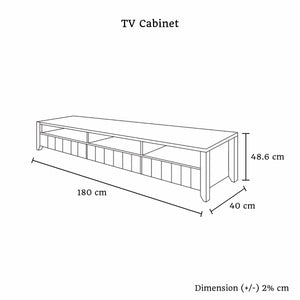 Alice TV Cabinet 3 Drawers