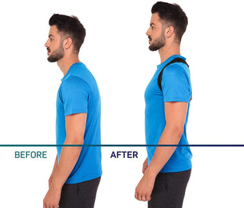 Posture Corrector - Adjustable Clavicle Brace to Comfortably Improve Bad Posture for Men and Women