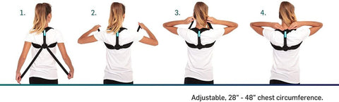 Image of Posture Corrector - Adjustable Clavicle Brace to Comfortably Improve Bad Posture for Men and Women