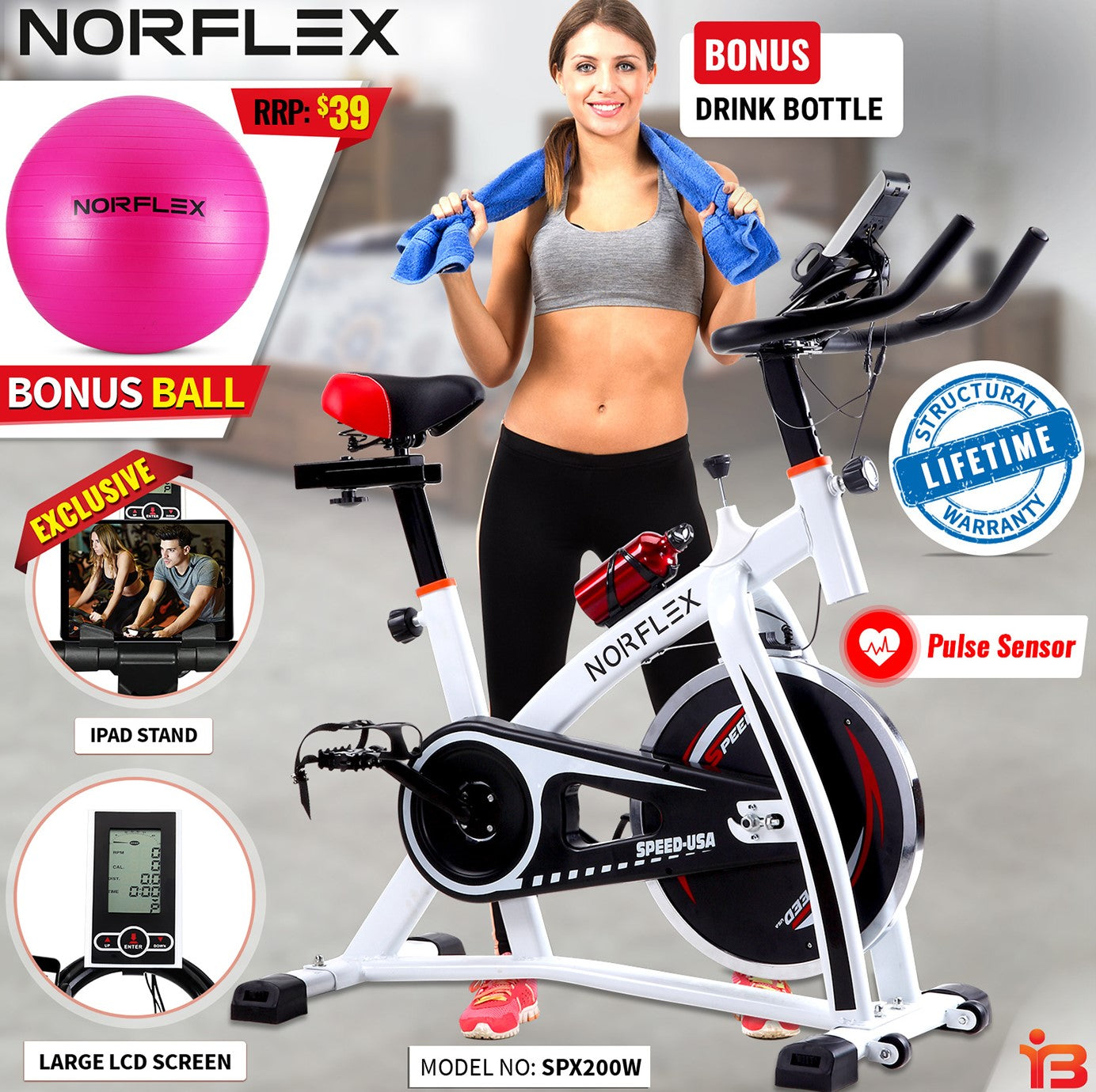 Norflex spin bike online manual