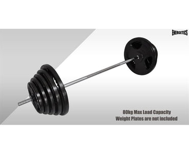 150cm Barbell Bar Weight Bar With 2 Collars - Standard 25mm Diameter Home Gym